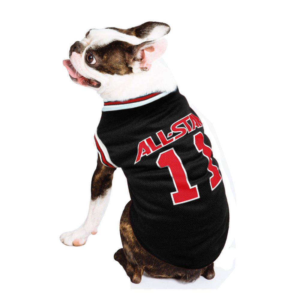 Baseball Spring And Summer Dog Jersey