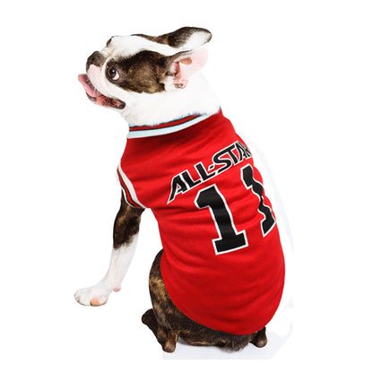 Baseball Spring And Summer Dog Jersey