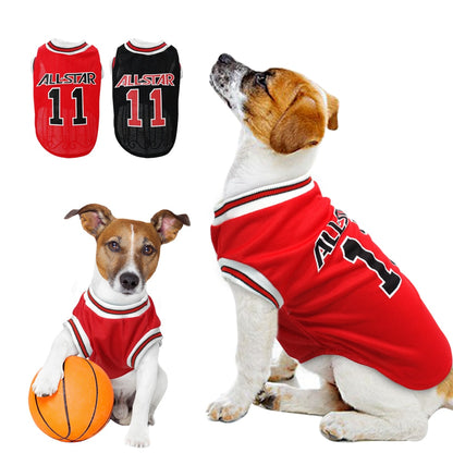 Baseball Spring And Summer Dog Jersey