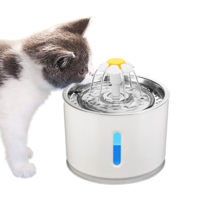 Automatic Pet Cat Water Fountain with LED Light