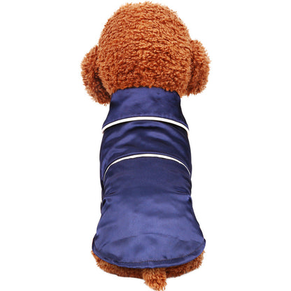 Pet Clothes Spring And Summer New Pajamas Silk Bathrobe Robe