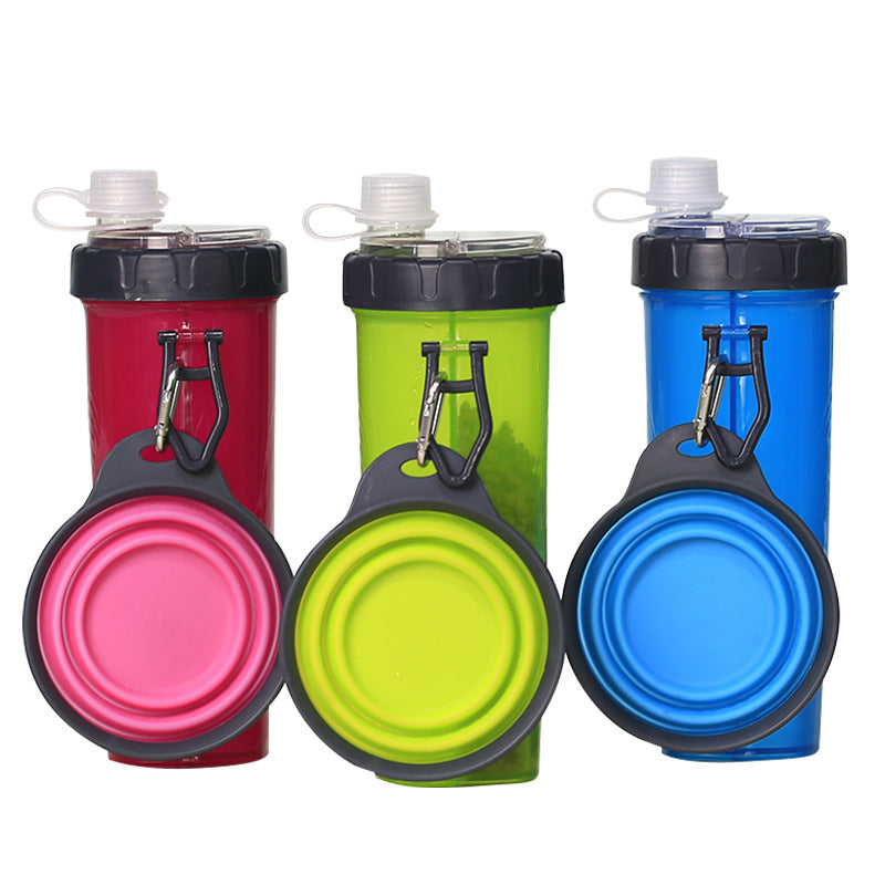 Pet portable water and food cup