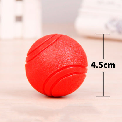 Pet Toy Solid Ball Dog Bite Resistant Elastic Rubber Ball