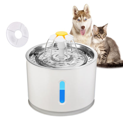 Automatic Pet Cat Water Fountain with LED Light