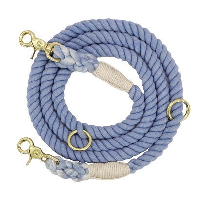 Multi-color cotton pet long leash dog leash