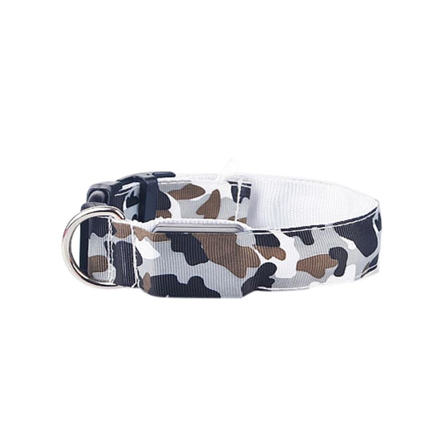 Camouflage pet supplies luminous dog collar