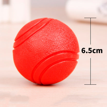 Pet Toy Solid Ball Dog Bite Resistant Elastic Rubber Ball